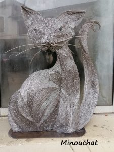 Sculpture fils acier